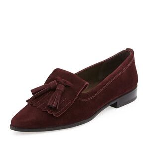 Stuart Weitzman Avatass Suede tassel loafer